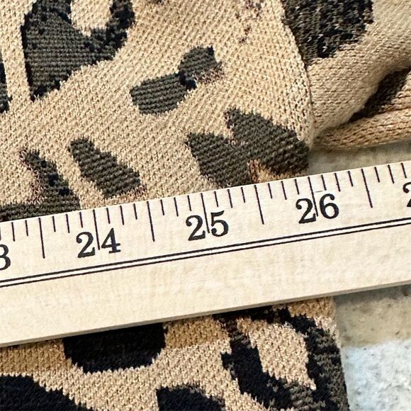 Rachel Roy Women's 2X Animal Print Pullover Sweater Multicolor - Picture 7 of 9